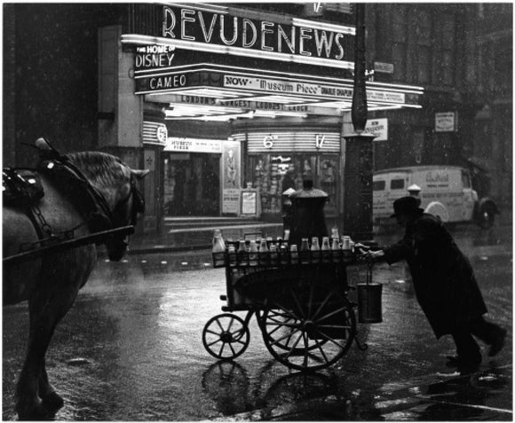 Milkman on Charing Cross Road: 1935