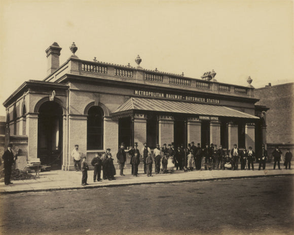 The construction of the Metropolitan District Railway; c.1866