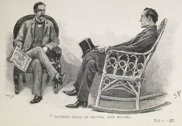 Illustration from the Strand Magazine; 1893