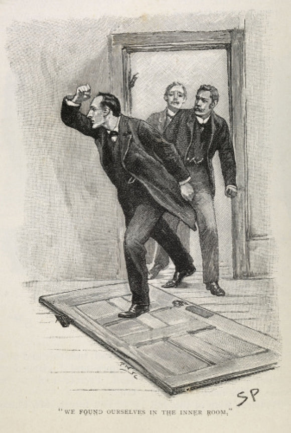 Sherlock Holmes. Illustration from the Strand Magazine; 1893