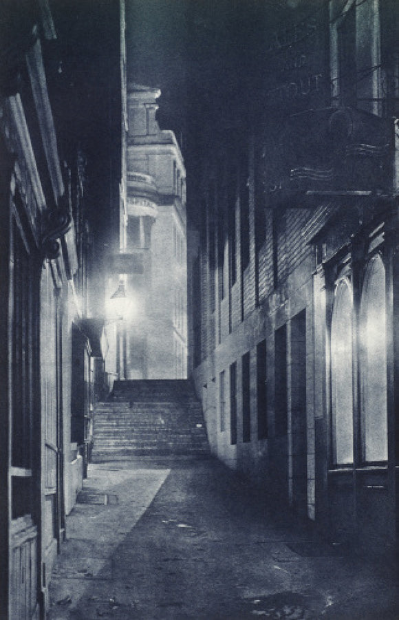 Grange Street at night; 1934